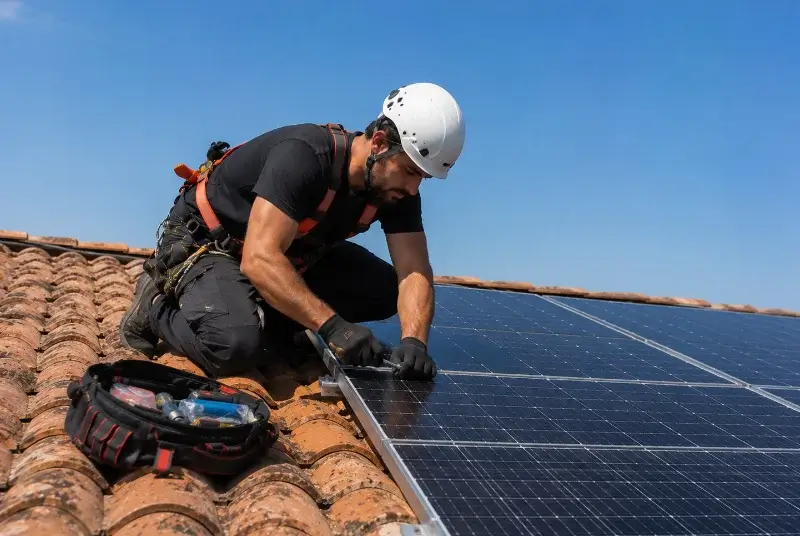 Maintenance et monitoring de panneaux solaires à Grez-Neuville