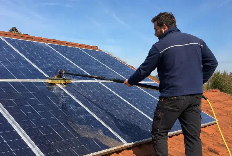 Nettoyage et entretien de panneaux solaires à Grez-Neuville